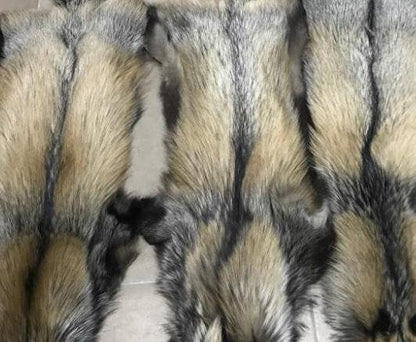 Multiple Colors Fox Fur Scarf – genuine Arctic fox pelt – image 8