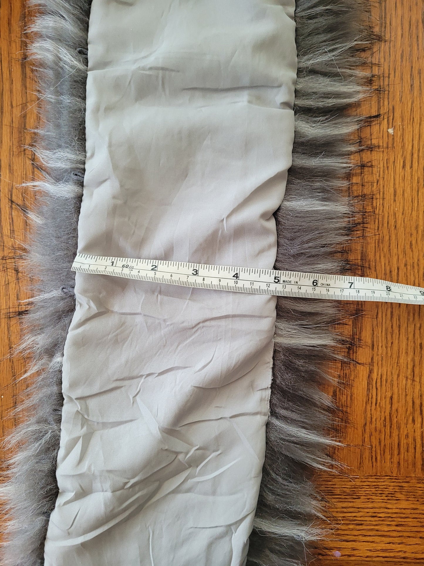 BY ORDER Faux Fur Vegan Trim Hood 70 cm, Faux Fur Collar Trim Like Silver fox, Fake Fur, Fur Fabric, Fur Ruff, Faux Fur Hood Jacket