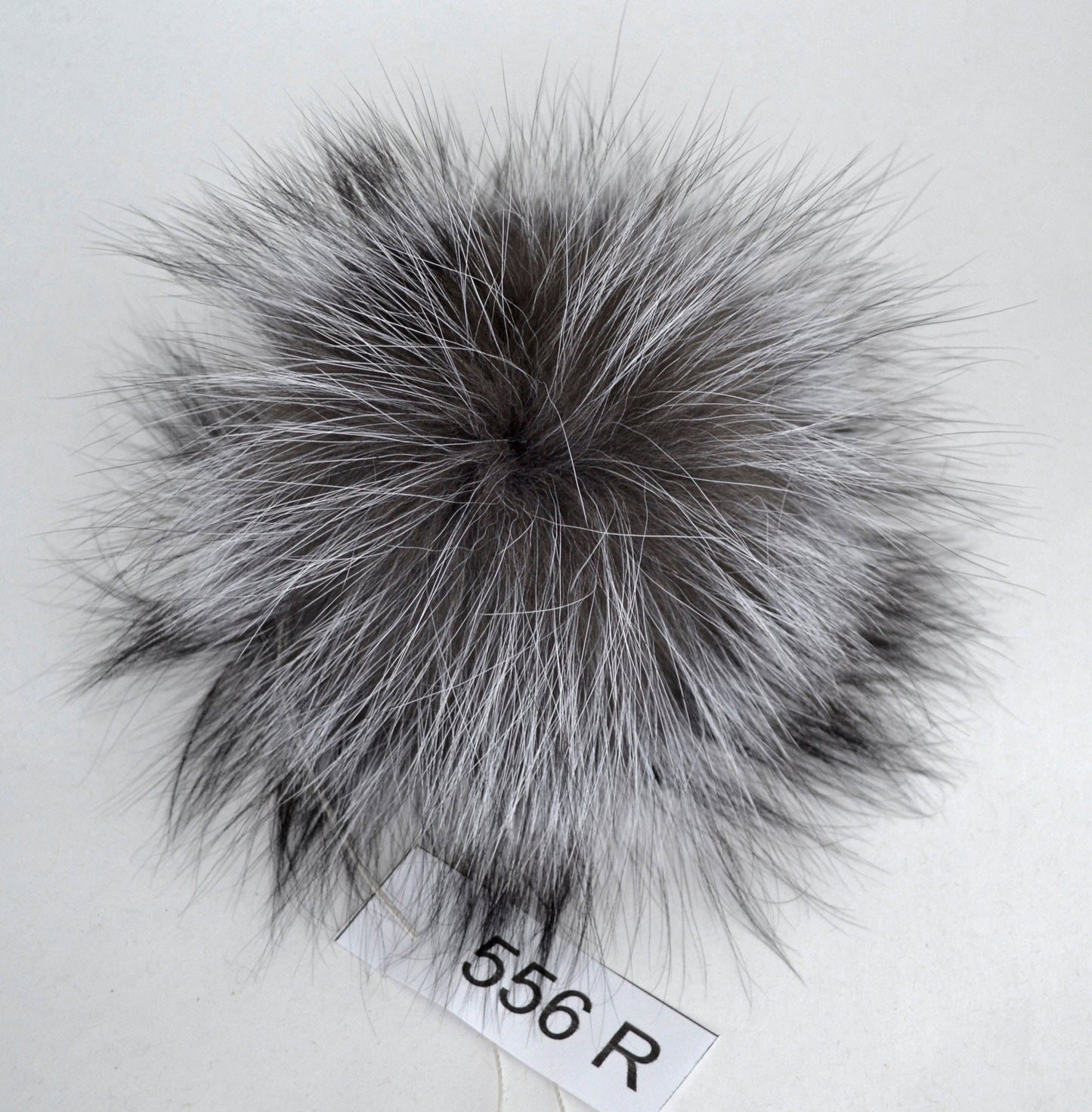 7" -8" LARGE SILVER FOX Pom Poms! Double Silver Fox Pom Pom, Fur Pom-Pom, Large Pom Pom, Silver Fox Fur, Knit Hat, Chunky Hat Fur Ball