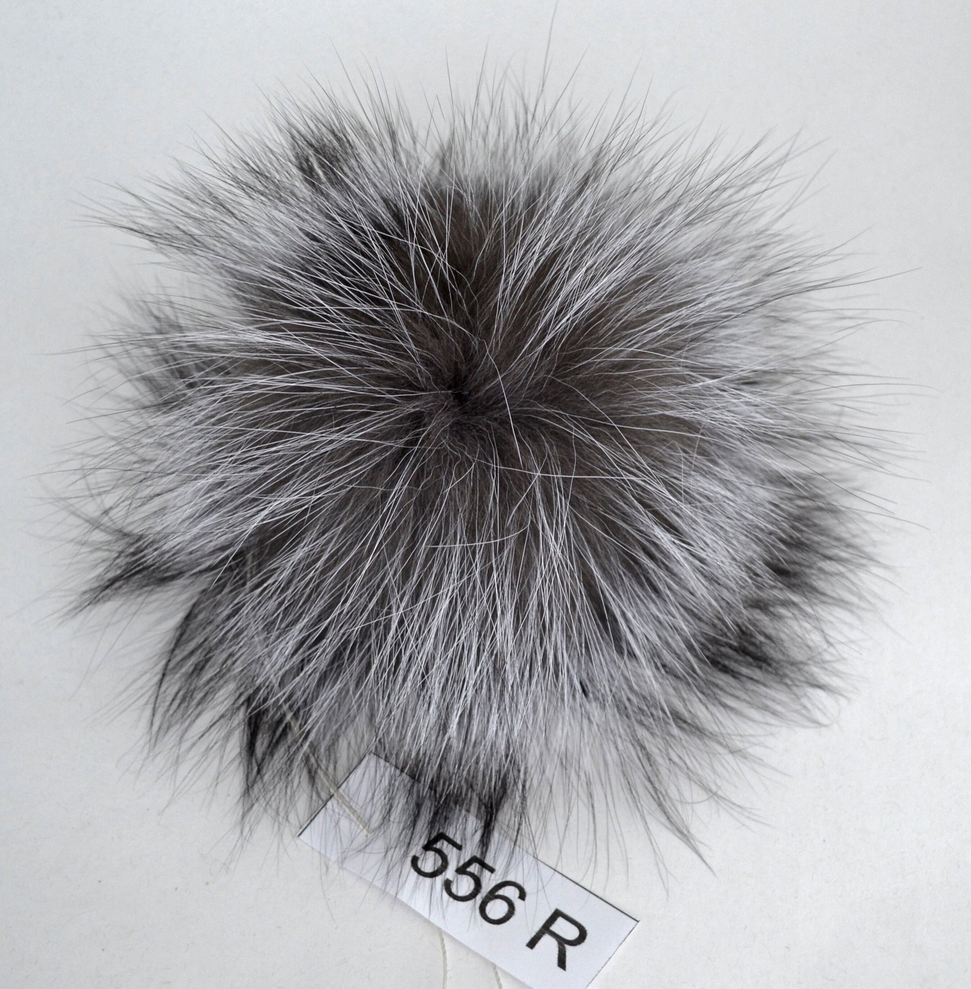 7" -8" LARGE SILVER FOX Pom Poms! Double Silver Fox Pom Pom, Fur Pom-Pom, Large Pom Pom, Silver Fox Fur, Knit Hat, Chunky Hat Fur Ball
