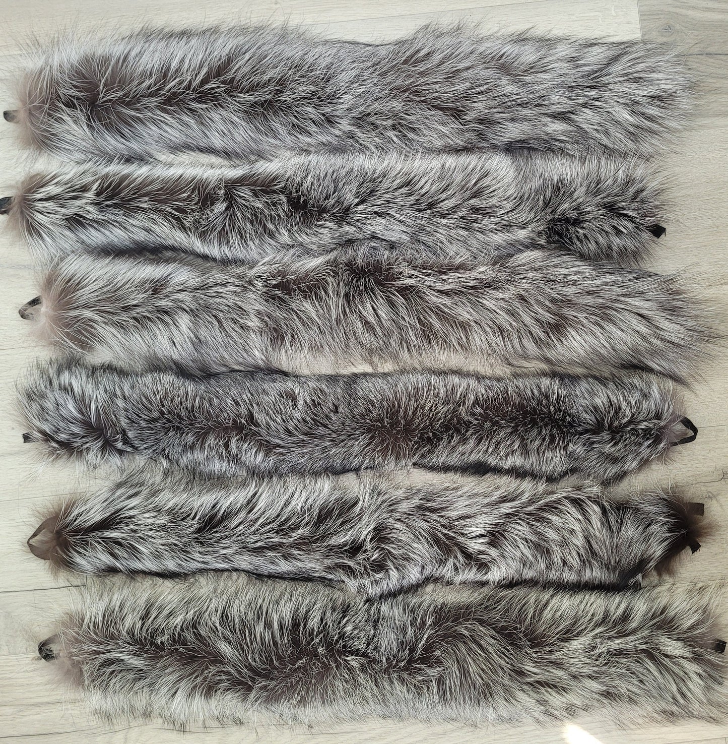 BY ORDER Finnish Silver Fox Fur Trim Hood, Fur collar trim, Silver Fox Fur Collar, Fur Scarf, Fur Ruff, Fox Fur Hood, Bluefrost Fur, Stripe
