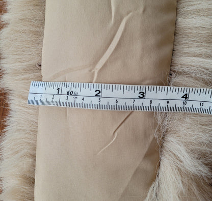 XL Silky Faux Fox Fur Hood Trim – Natural Colors – 60–80 cm – product photo 9