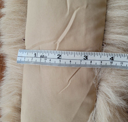 Extra Large Silky Faux Fur Vegan Trim Hood 70 cm, Large Faux Fur Collar Trim, Faux Fox Fur, Fur Ruff, Faux Fur Hood, Jacket, Like Real Fur