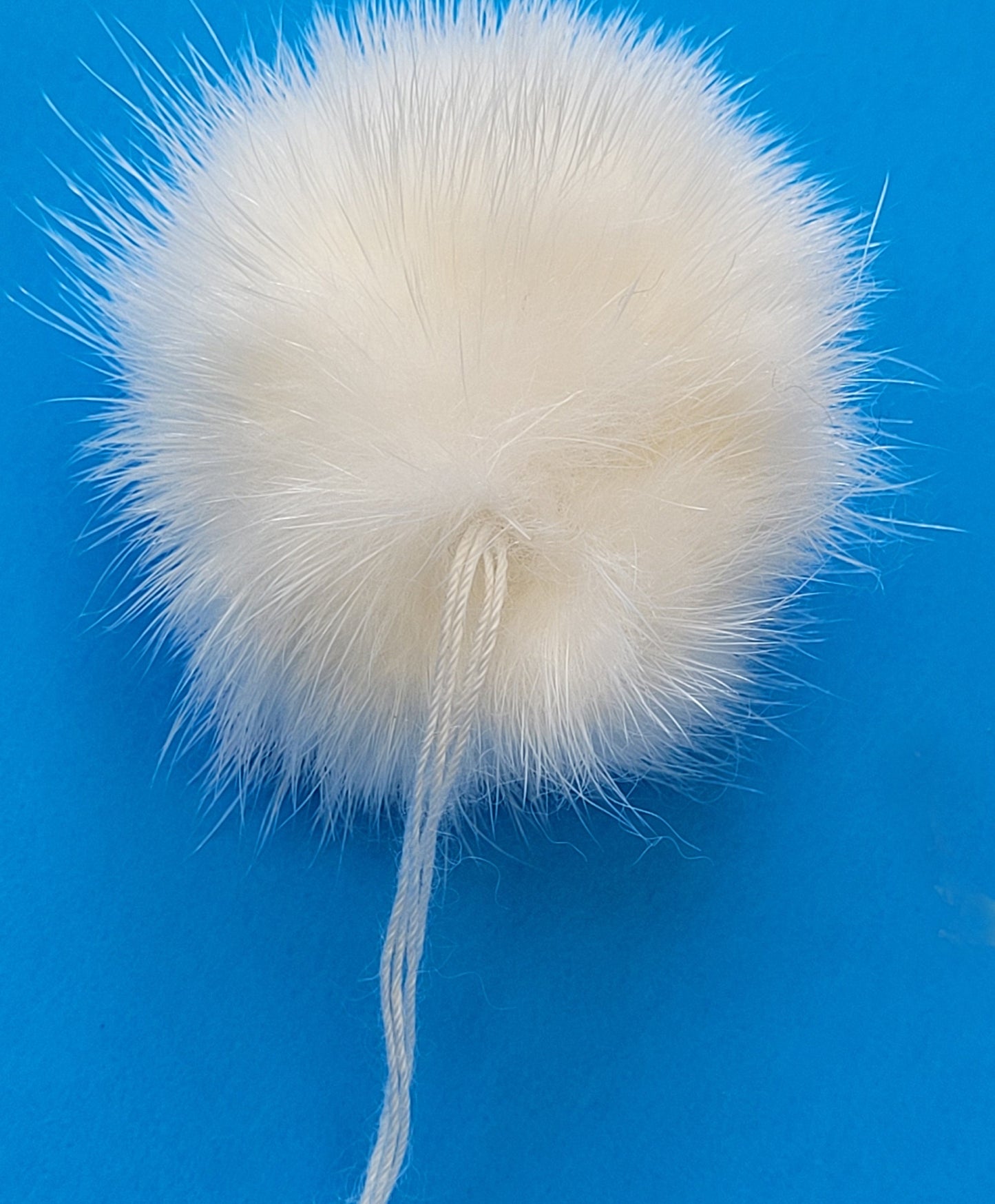 BY ORDER 5pc - 2" (50mm) Large Mink Fur Pom Poms Genuine Fur Ball Charm Pendant for Keychain Necklace Earring Pompom Pom Ring Fur Pompom