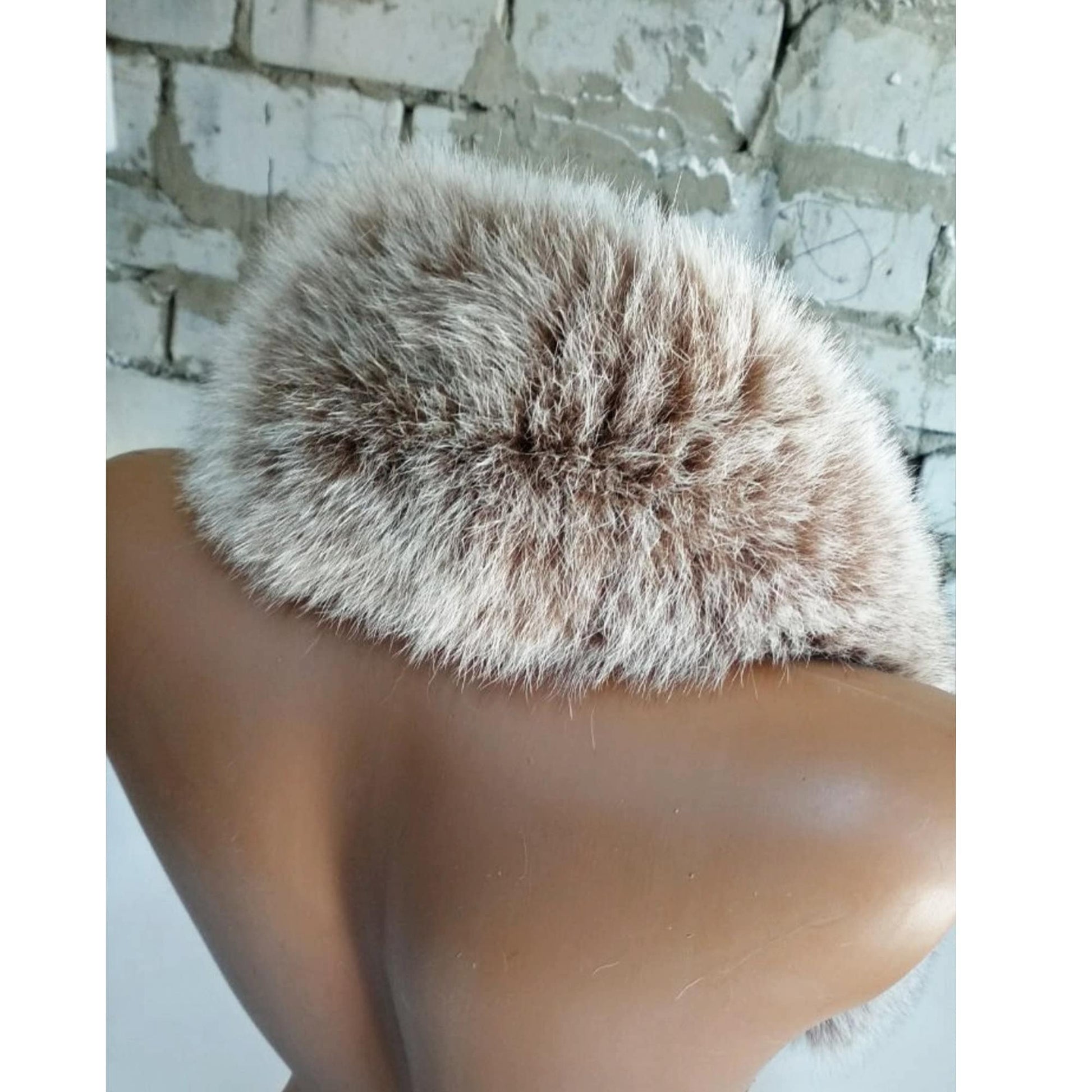 BY ORDER (not Tail) XL Extra Large Real Fox Fur Trim Hood, Fur collar trim, Fox Fur Collar, Fur Scarf, Fur Ruff, Fox Fur Hood Like Bluefrost