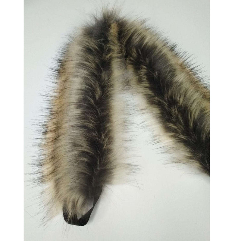 BY ORDER Faux Fur Vegan Trim Hood 70 cm, Faux Fur Collar Trim Like Raccoon, Fake Fur, Fur Fabric, Fur Ruff, Faux Fur Hood, Hood Fur Jacket