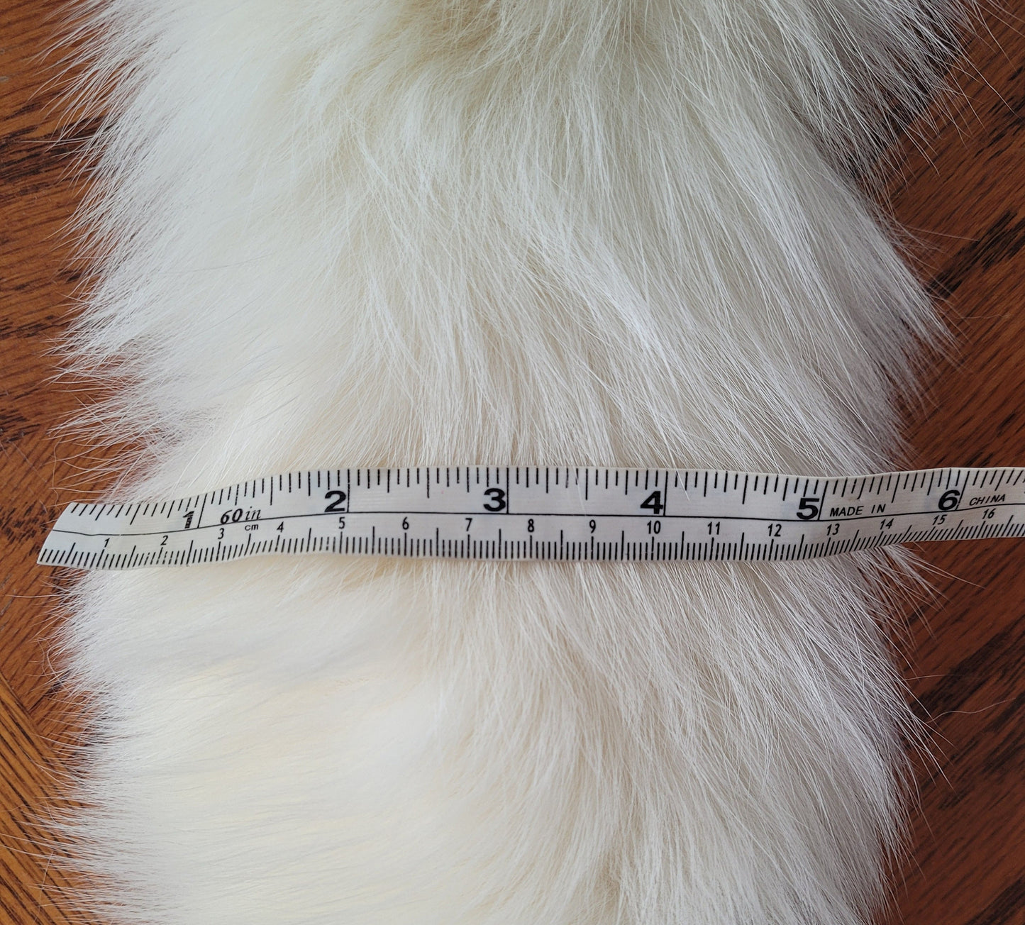 READY to SHIP From Pieces! XL Large Full Finnish Real Fox Fur Collar, Fur Trim for Hoodie, Fox Fur Collar, Fur Scarf, Fur Ruff, Ivory Fox