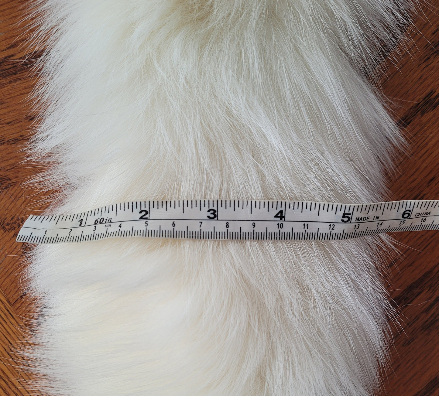 READY to SHIP From Pieces! XL Large Full Finnish Real Fox Fur Collar, Fur Trim for Hoodie, Fox Fur Collar, Fur Scarf, Fur Ruff, Ivory Fox
