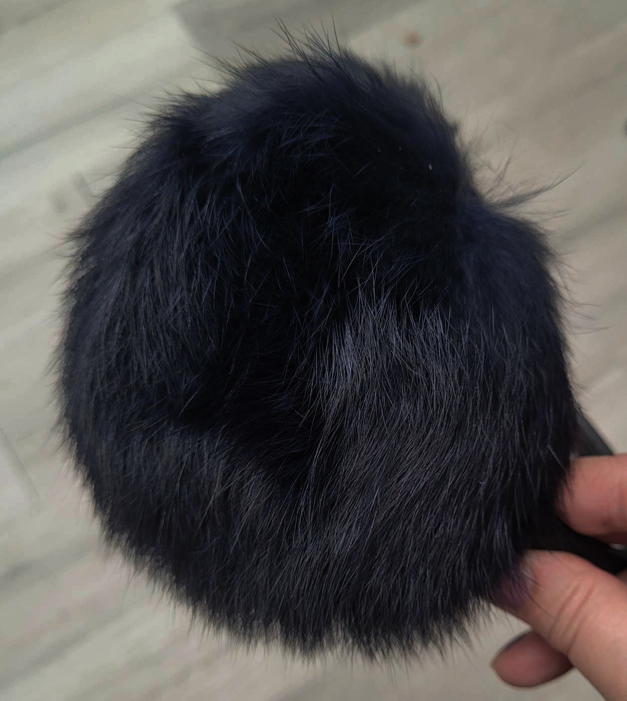 Black Fur Earmuffs, Real Fur Ear Warmer, Girls Earmuffs, Large Ear Muffs, Fluffy Ear Muffs, Earmuffs Women, Rabbit Fur Earmuff, Ear Warmers