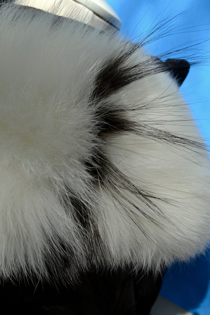 White Parka Fur Trim – genuine Arctic fox pelt – image 6