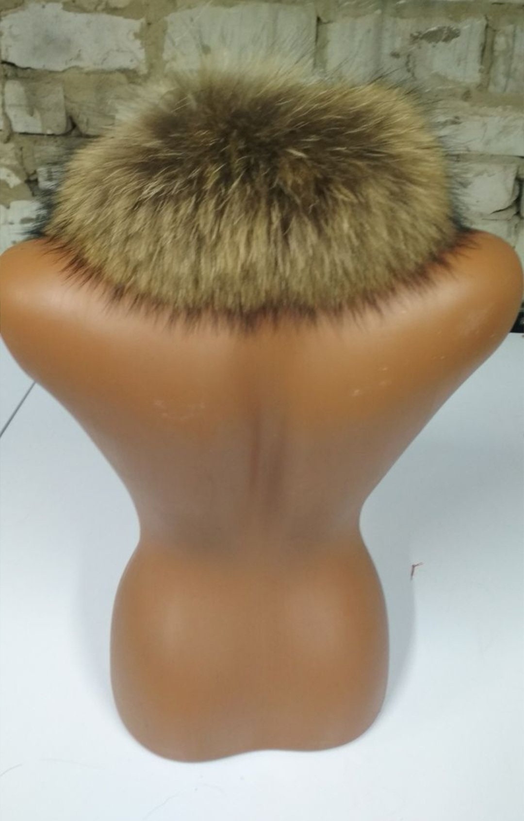 BY ORDER 60,70,80 x3 cm Real Raccoon Fur Collar, Fur Trim for Hoodies, Raccoon Fur Collar, Fur Scarf, Fur Ruff, Raccoon Fur Hood, Real