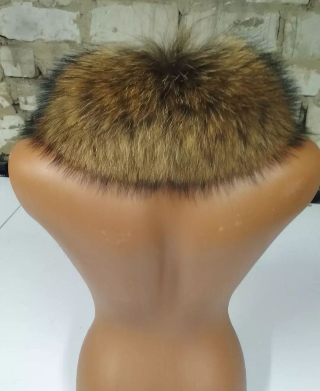 BY ORDER XL Large Full Finnish Real Raccoon Fur Collar, Fur Trim for Hoodie, Raccoon Fur Collar, Fur Scarf, Fur Ruff, Raccoon Fur Hood