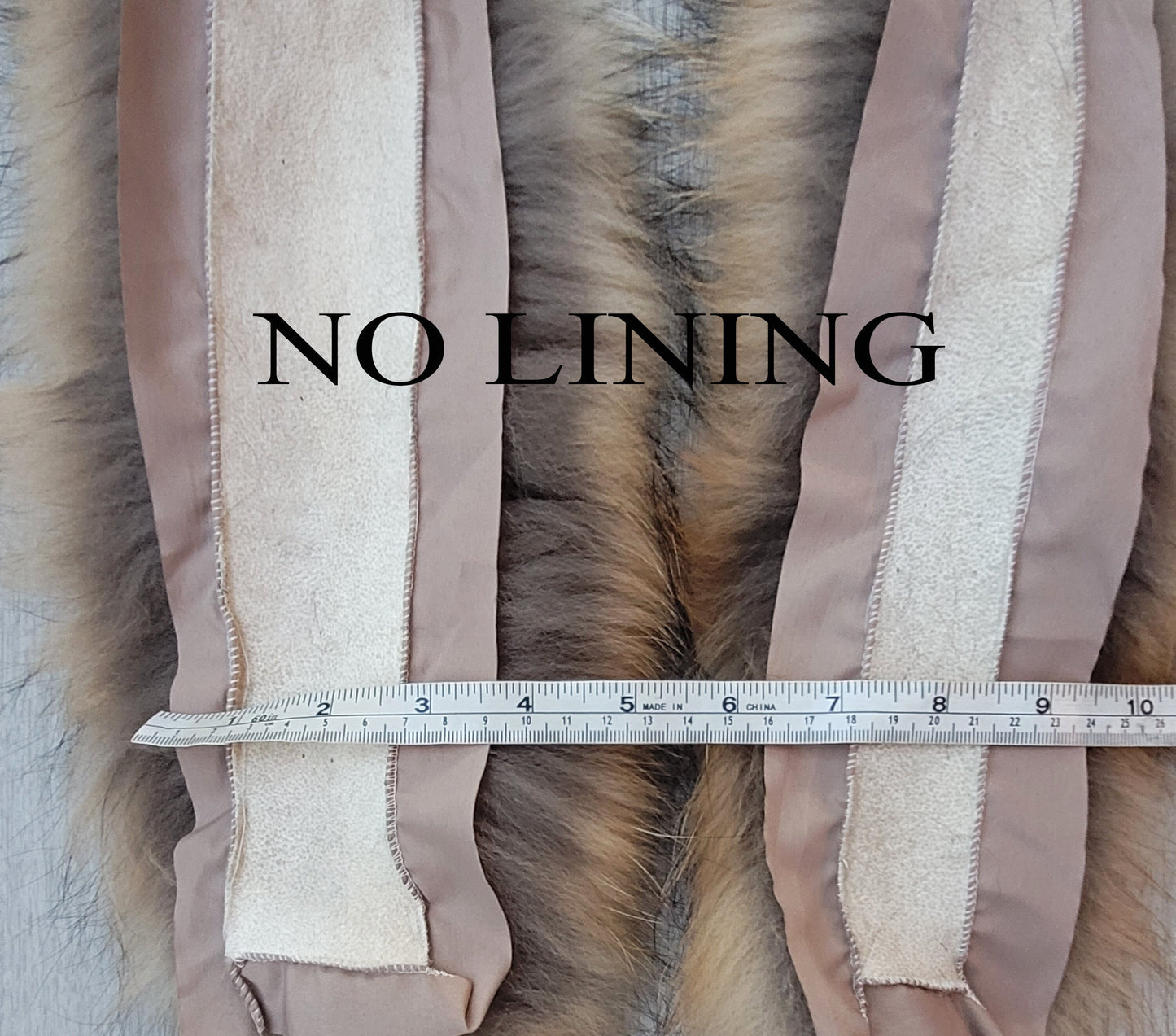 BY ORDER Large 100% Real Raccoon Fur Collar from Skin, Fur Trim for Hoodie, Raccoon Fur Collar, Fur Scarf, Fur Ruff, Hood, Buttons included