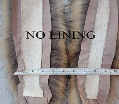 Multiple Colors Raccoon Fur Hood – genuine Finnish raccoon pelt – image 4
