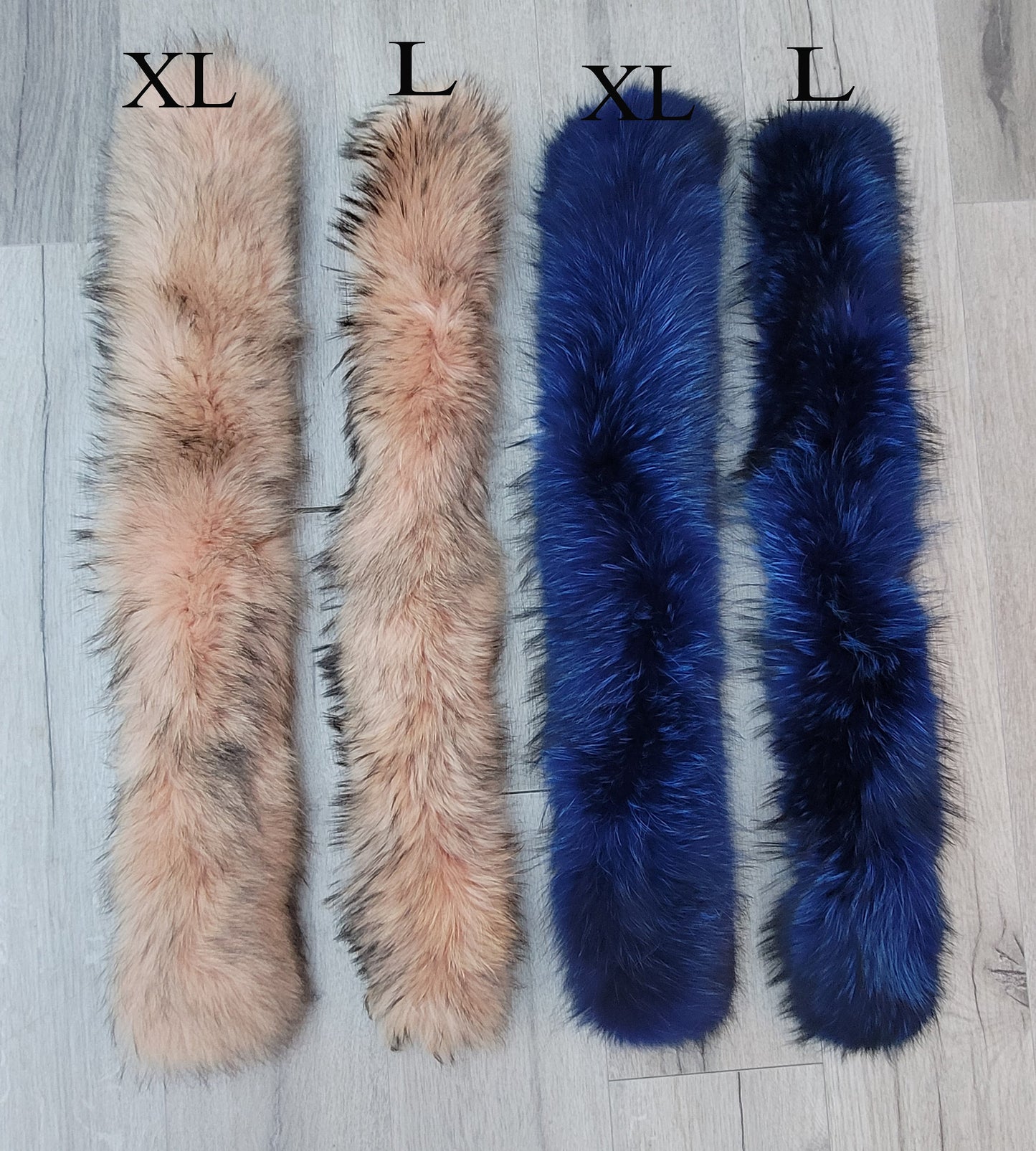 BY ORDER Large 100% Real Raccoon Fur Collar from Skin, Fur Trim for Hoodie, Raccoon Fur Collar, Fur Scarf, Fur Ruff, Hood, Buttons included