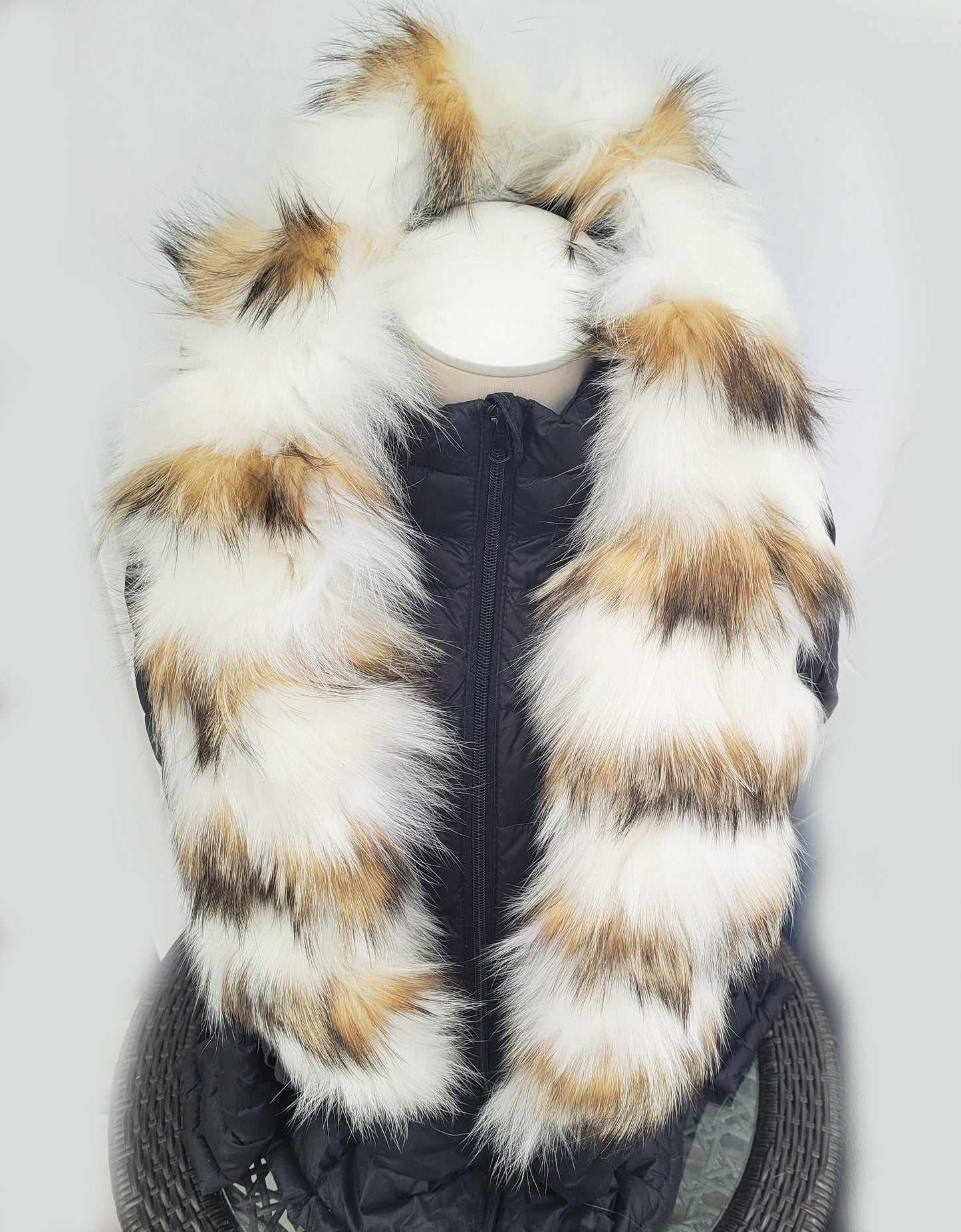 BY ORDER Women fur scarf, Real Fur scarf, Fur Neck warmer, Fox fur Stole, Fur collar Wrap, Fox Fur Collar, Fur Scarf, Fur Ruff, Fur stripe