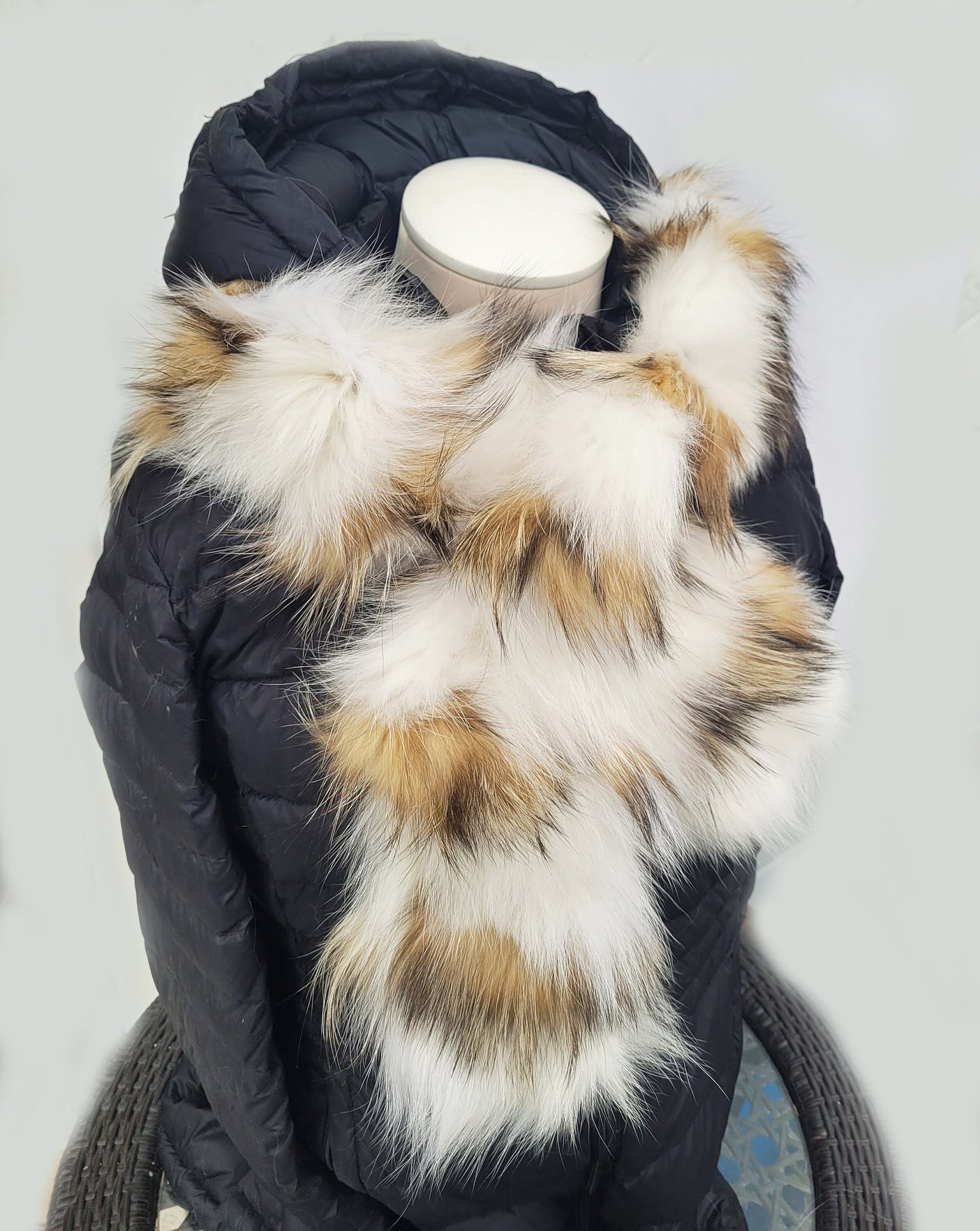 BY ORDER Women fur scarf, Real Fur scarf, Fur Neck warmer, Fox fur Stole, Fur collar Wrap, Fox Fur Collar, Fur Scarf, Fur Ruff, Fur stripe