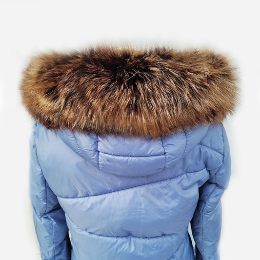 BY ORDER From Pieces! XL Large Full Finnish Real Fox Fur Collar, Fox Fur Collar, Fur Trim for Hoodie, Fur Scarf, Fur Ruff, Red Fox