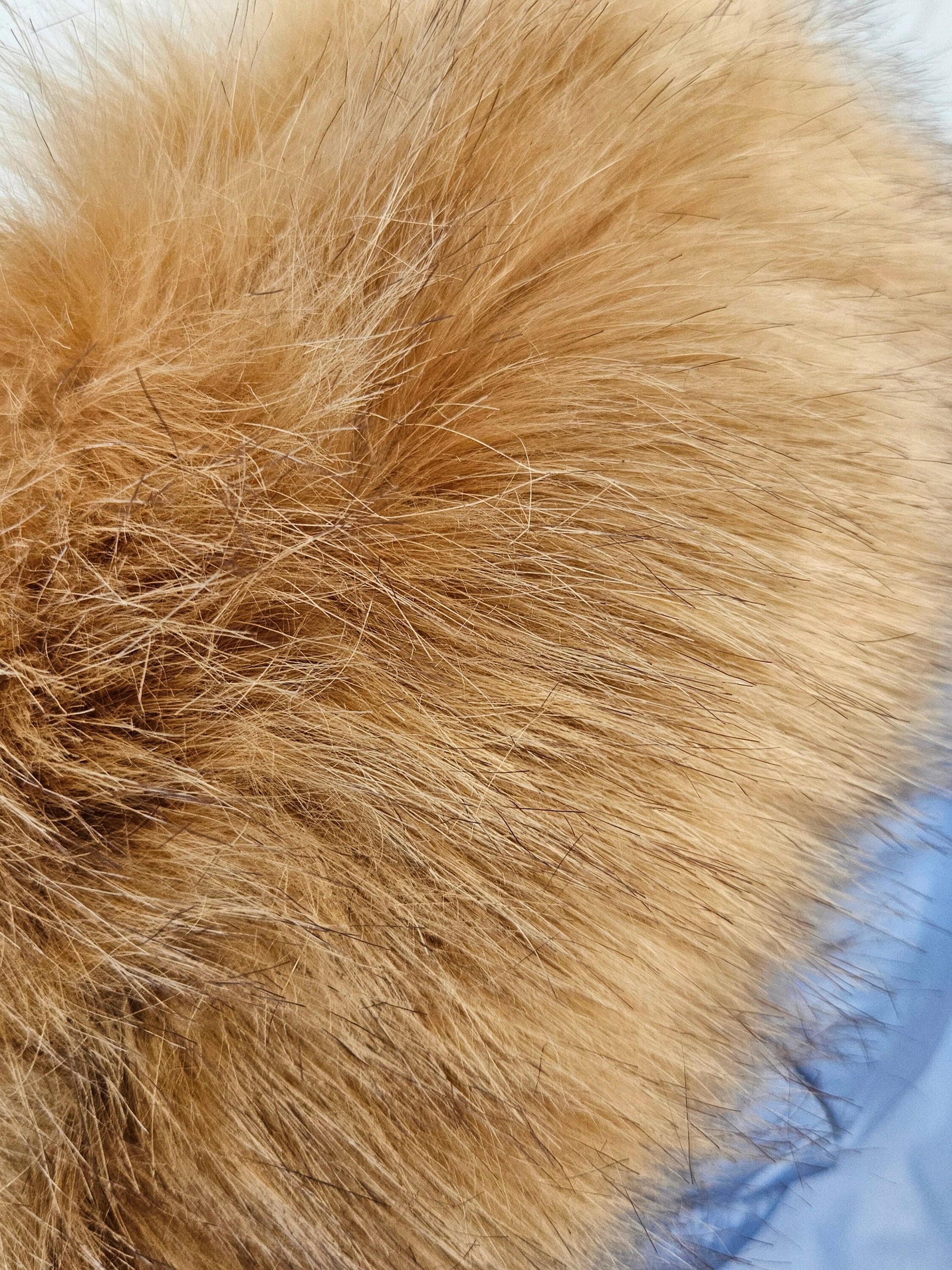 READY to SHIP XL Faux Fur Vegan Trim Hood 70 cm, Faux Fur Collar Trim, Fake Fur, Fur Fabric, Fur Ruff, Faux Fur Hood, Hood Fur Jacket, Brown
