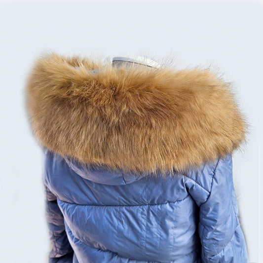 READY to SHIP XL Faux Fur Vegan Trim Hood 70 cm, Faux Fur Collar Trim, Fake Fur, Fur Fabric, Fur Ruff, Faux Fur Hood, Hood Fur Jacket, Brown