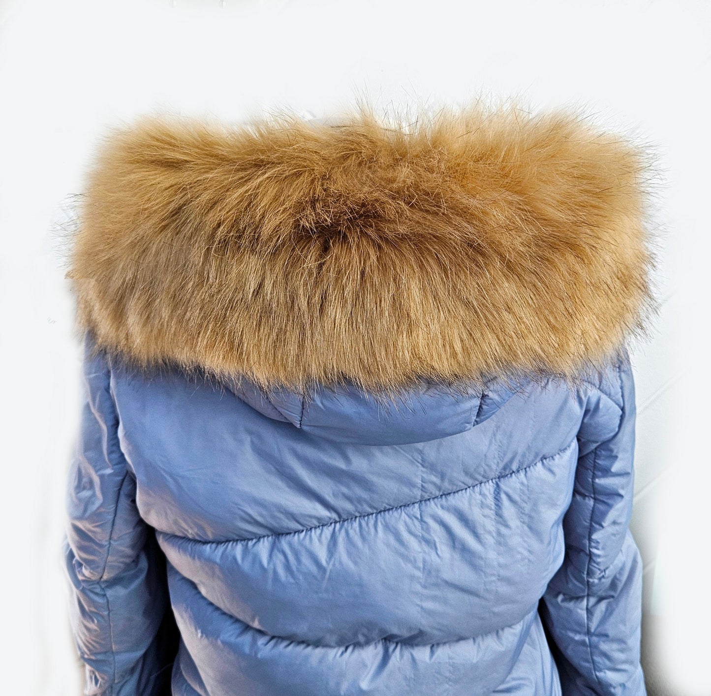 READY to SHIP XL Faux Fur Vegan Trim Hood 70 cm, Faux Fur Collar Trim, Fake Fur, Fur Fabric, Fur Ruff, Faux Fur Hood, Hood Fur Jacket, Brown