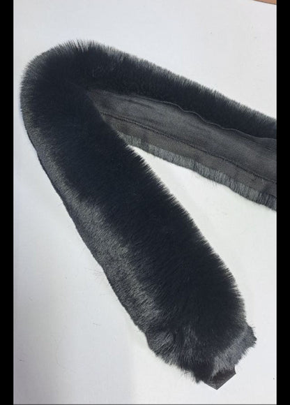 Faux Rabbit Fur Hood Trim – Fox Look – 60–80 cm