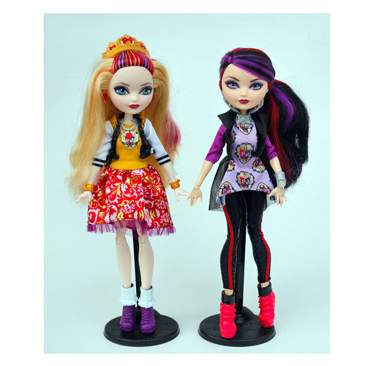 Ever After High School Spirit Apple White and Raven Queen Doll (2-Pack) for Collectors, Playing, Original, Extremely Rare, Original Used