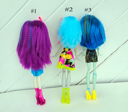 Ari Hauntington Electrified Hair-Raising Ghouls Monster High Doll – Complete