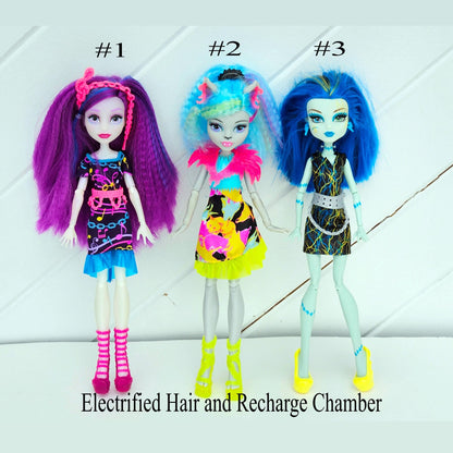 Ari Hauntington Electrified Hair-Raising Ghouls Monster High Doll – Complete