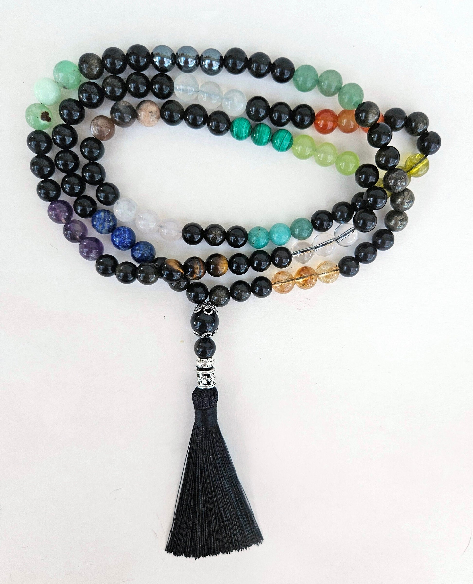 Mala Prayer Beads of 108 beads, 8 mm size