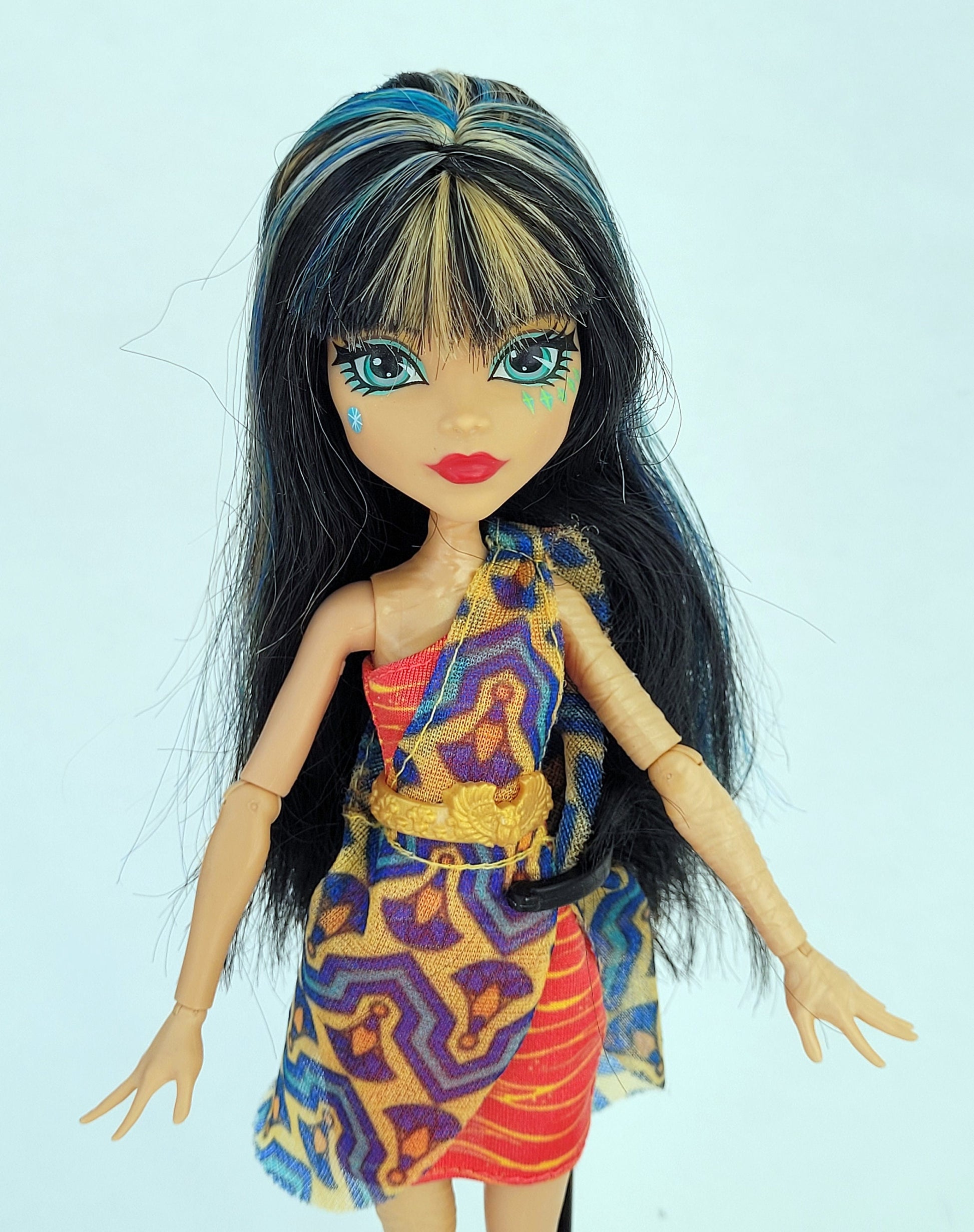 Original Dance the Fright Away Monster High Doll for Collectors, Playing, Cleo de Nile, Frankie Stein, Welcome to Monster High, Rare, Used