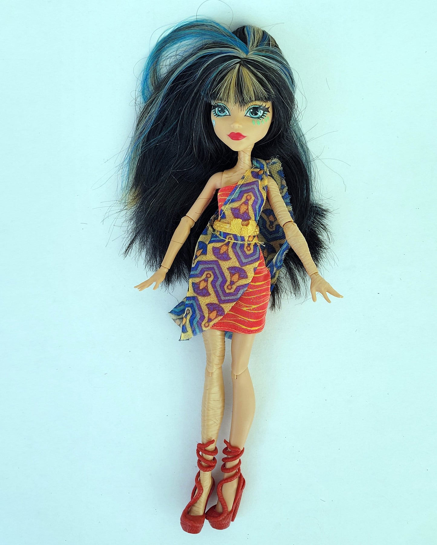 Original Dance the Fright Away Monster High Doll for Collectors, Playing, Cleo de Nile, Frankie Stein, Welcome to Monster High, Rare, Used