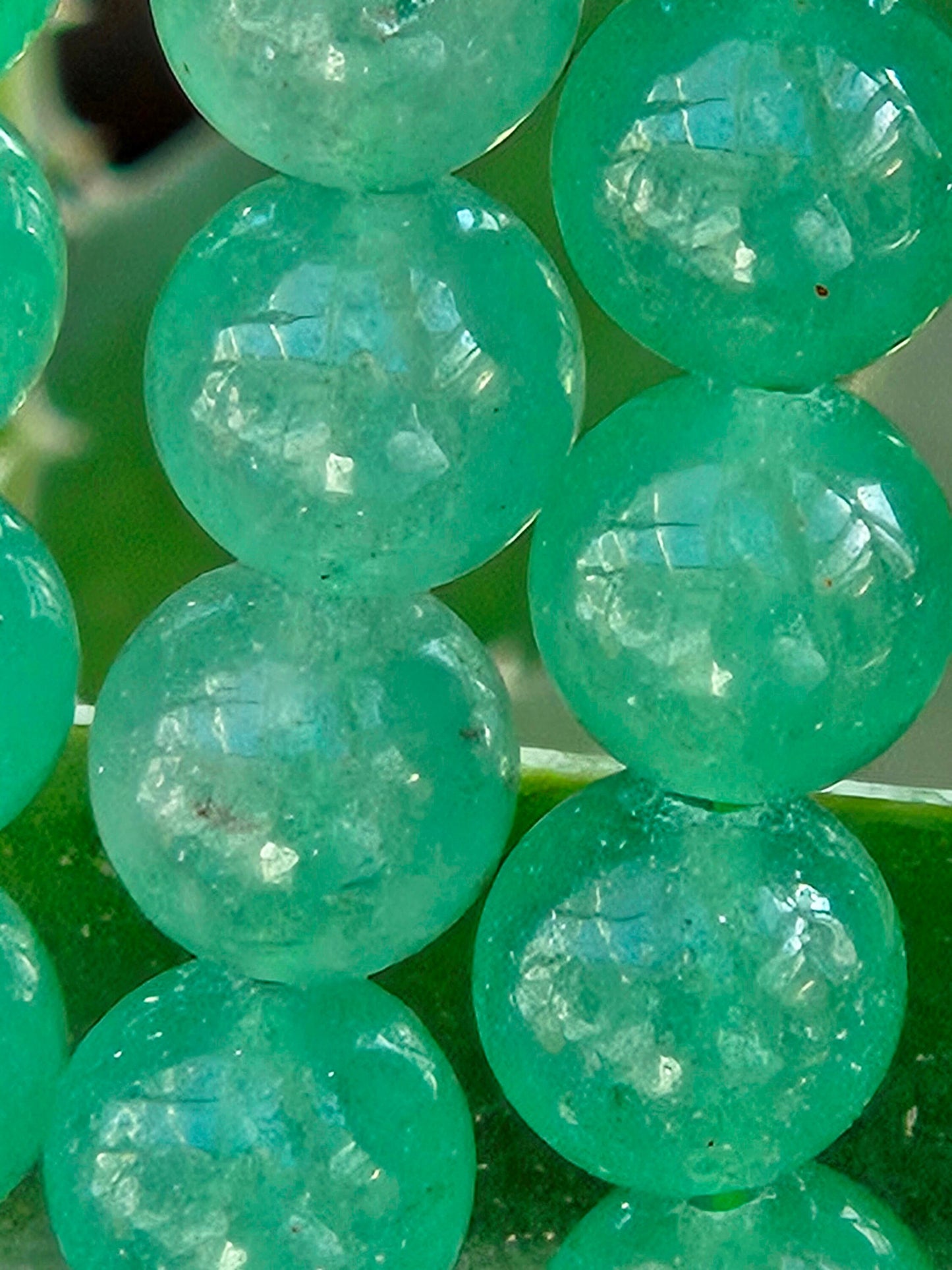 3-5 strands 100% Natural Green Aventurine Beads, Smooth Round Crystal Stone Gemstone Beads 4mm, 6mm, 8mm, 10mm, Genuine Gemstones, Wholesale