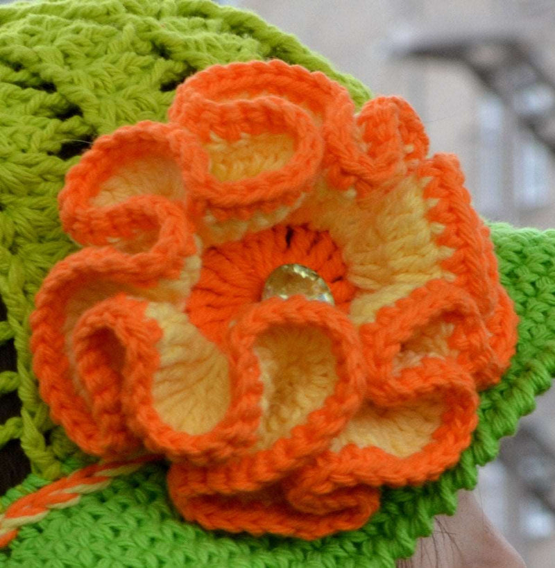 Flower Crochet Pattern, Big Flower with Diamond Center, Crochet pattern, Beautiful, Large flower pattern, Fall flower, flower pattern