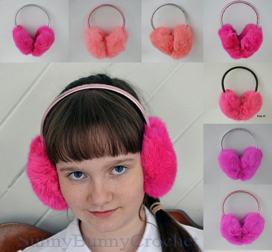 rabbit fur earmuffs
