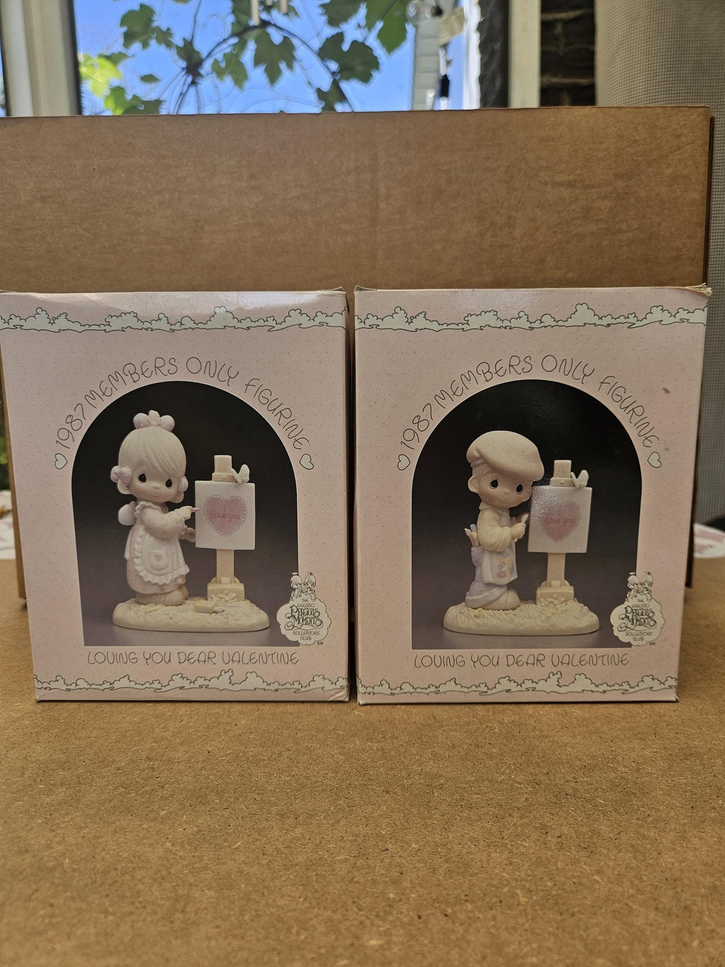 Collectors Club, feature a girl or a boy with an "I LOVE YOU" sign