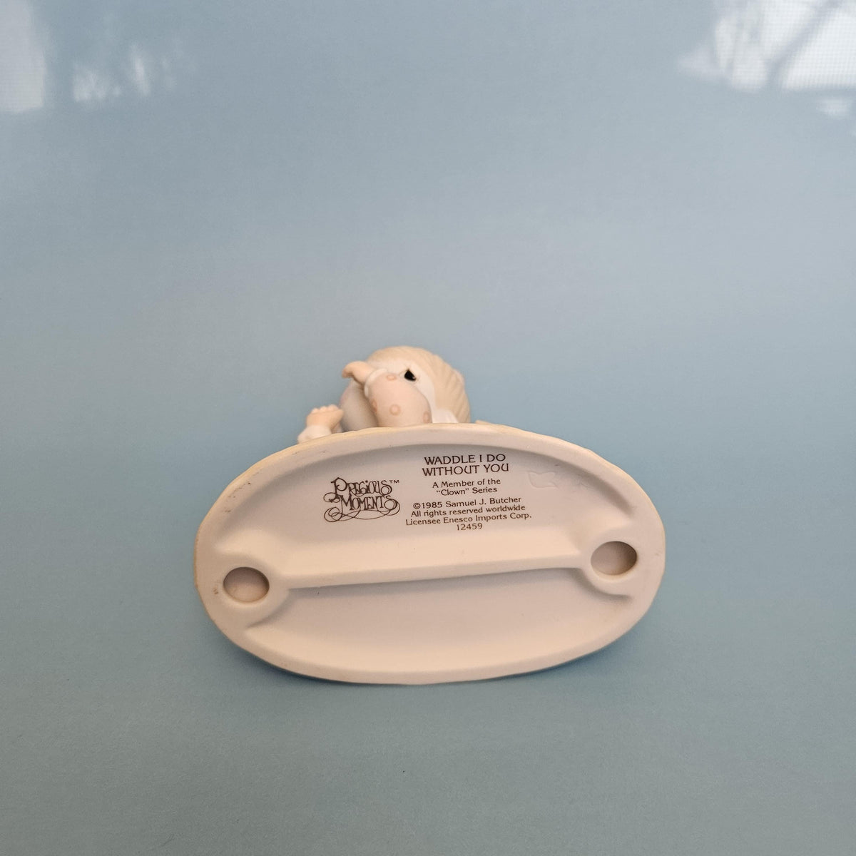 Model and maker mark on the base of Waddle I Do Without You figurine