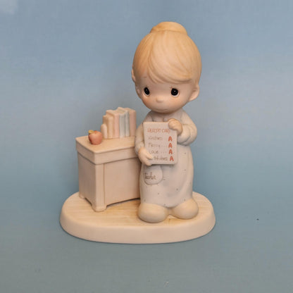 Precious Moments "Love Never Fails" Figurine – 1984 Enesco 524301