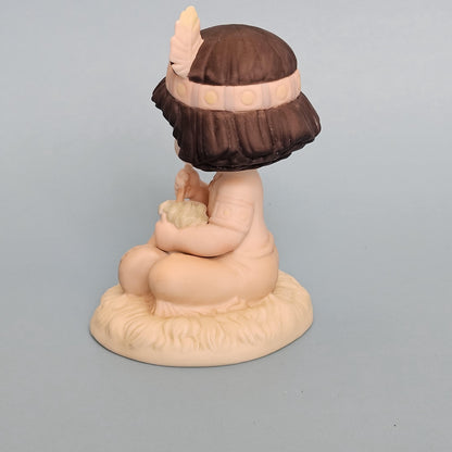 Precious Moments "Lord Keep Me in Teepee Top Shape" – 1991 Collectors Club PM912