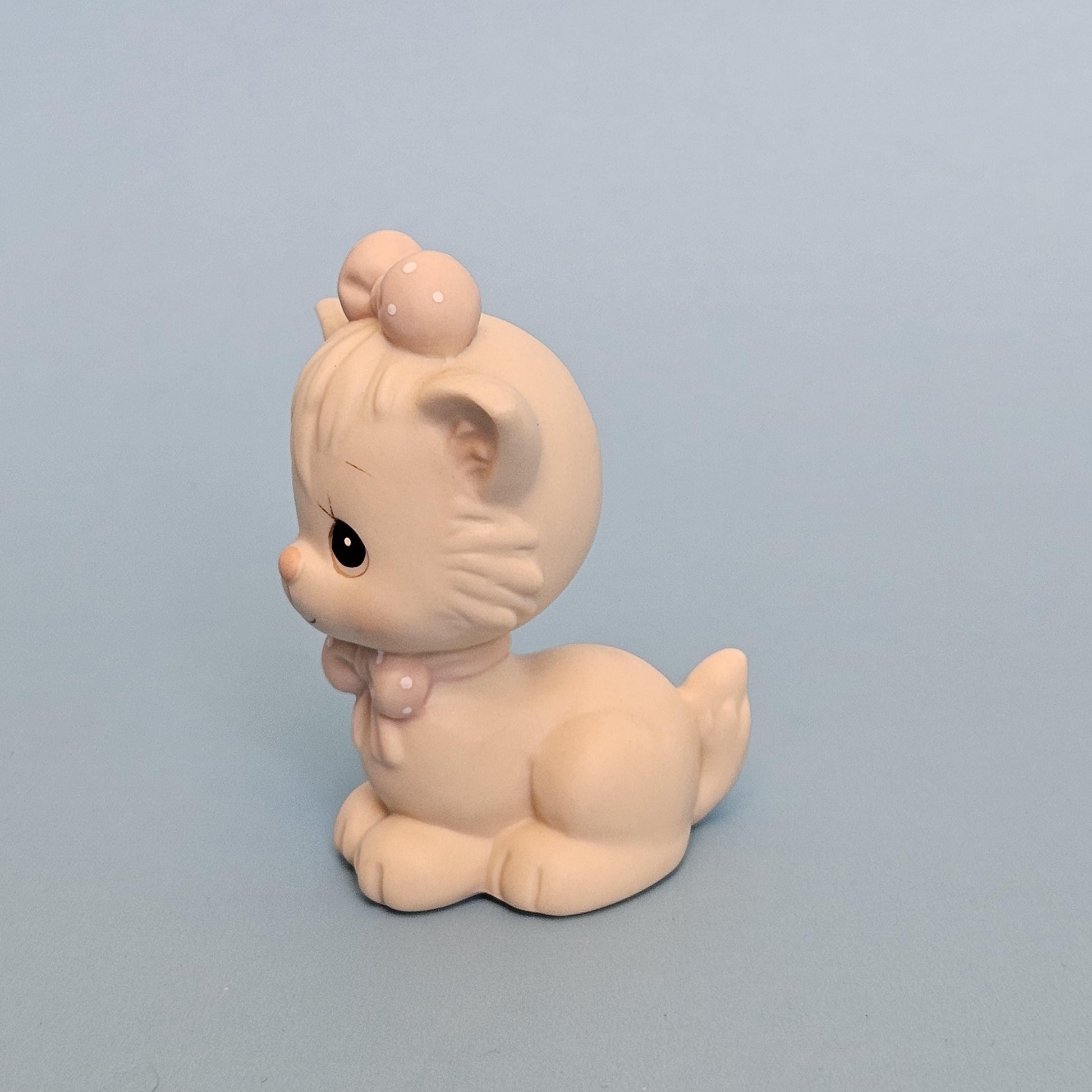Porcelain Figurine, Precious Moments Figurine "Love Never Fails", Teacher Porcelain, Mother Fugurine, Vintage Figurine, Cat Figurine