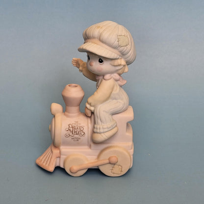Precious Moments "All Aboard for Birthday Club Fun" – 1992 Enesco B0007