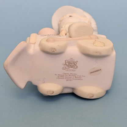 Precious Moments "All Aboard for Birthday Club Fun" – 1992 Enesco B0007