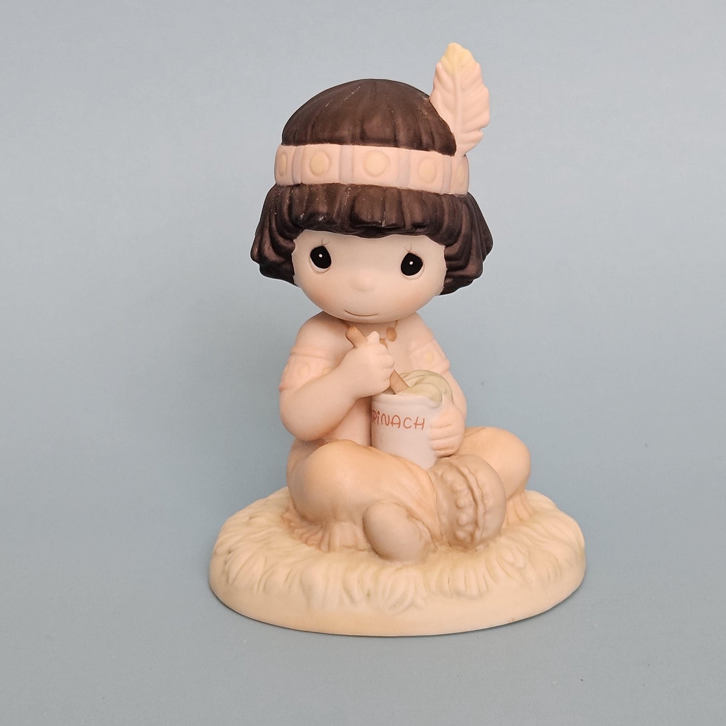 Lord Keep Me In Teepee Top Shape **
- Measures approx. 4.5 inch" tall
- Produced in 1991 (special edition for members of the Enesco Precious Moments Collector's Club)