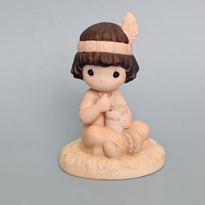 Precious Moments "Lord Keep Me in Teepee Top Shape" Figurine – 1991 PM912