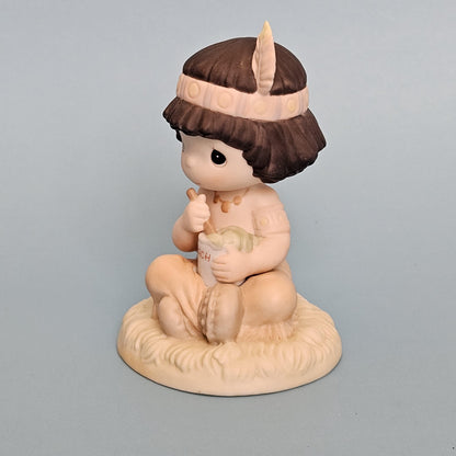 Precious Moments "Lord Keep Me in Teepee Top Shape" – 1991 Collectors Club PM912