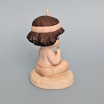 Precious Moments "Lord Keep Me in Teepee Top Shape" – 1991 Collectors Club PM912
