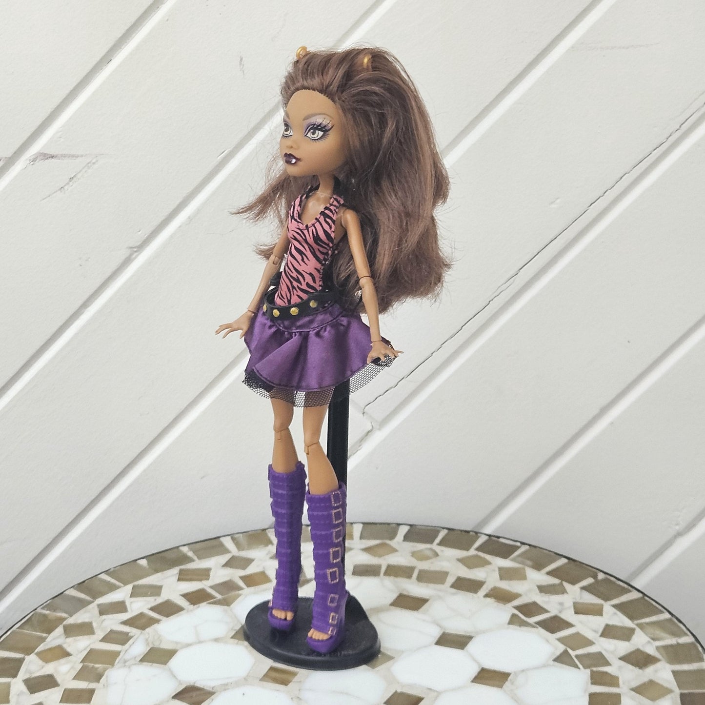 Rare Monster High Doll: Clawdeen Wolf, Basic Line 2010, The First Wave, with Accessories, Original Used