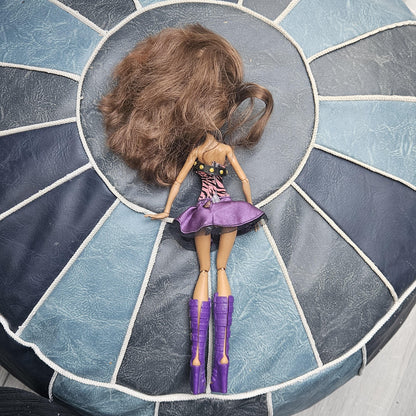 Rare Monster High Doll: Clawdeen Wolf, Basic Line 2010, The First Wave, with Accessories, Original Used
