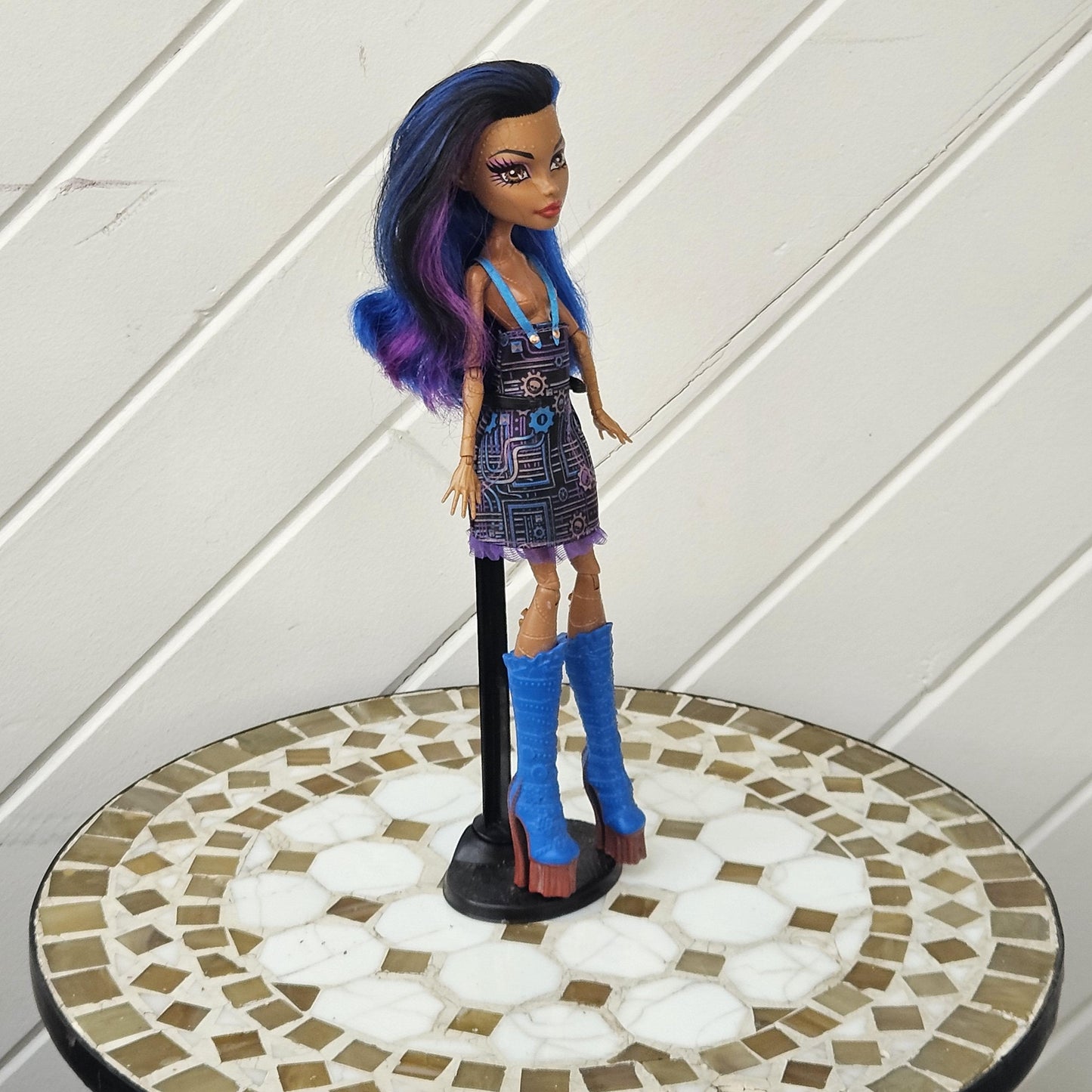 Monster High Doll Robecca Steam, Art Class, for Collectors, Playing, Rare Doll, Original, Mattel Excellent Condition, 2013, Used, Pre-owned