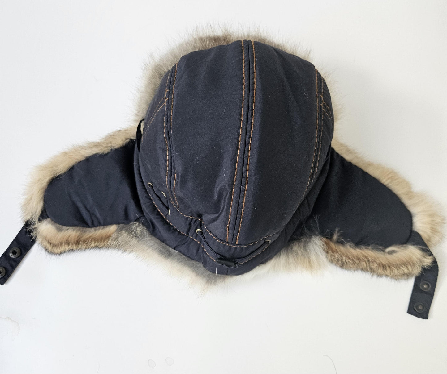 Man Real Fur hat, Aviator Hat, Rabbit Fur Hat, Fur Ear Flap Hat, Trapper Hat, Ushanka, Russian Hat, Ski Hat, Fur Hat Ear Flaps